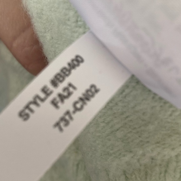 J.Crew V-neck wool blend long line tunic style oversized sweater size XS - Picture 5 of 12